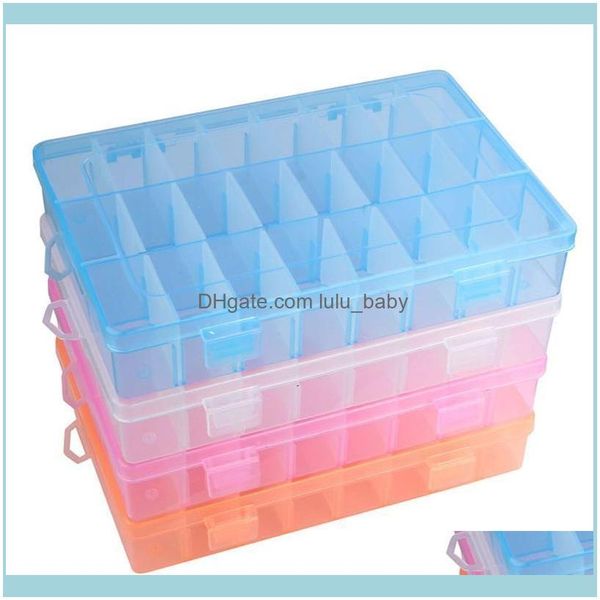 pouches bags packaging & display jewelryadjustable 24 compartment plastic storage box jewelry earring case drop delivery 2021 akt9b, Pink;blue
pouches bags packaging & display jewelryadjustable 24 compartment plastic storage box jewelry earring case drop delivery 2021 akt9b, Pink;blue