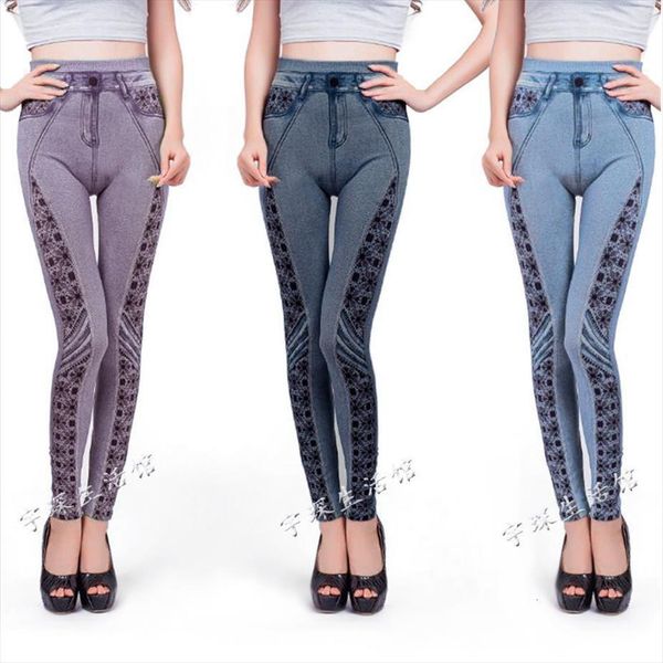spring summer thin imitation denim womens leggings outer wear high waist elastic mom seamless printed pencil pants, Black
spring summer thin imitation denim womens leggings outer wear high waist elastic mom seamless printed pencil pants, Black