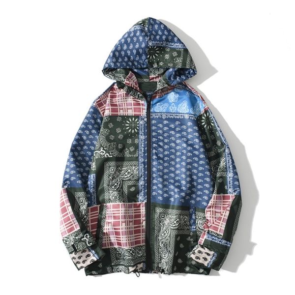 patchwork windbreaker jacket with hoodie thin material paisly street men's jackets, Black;brown
patchwork windbreaker jacket with hoodie thin material paisly street men's jackets, Black;brown