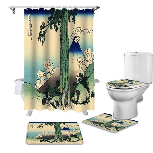 ink painting big tree landscape old man waterproof shower curtains set bathroom curtain and rug sets
ink painting big tree landscape old man waterproof shower curtains set bathroom curtain and rug sets
