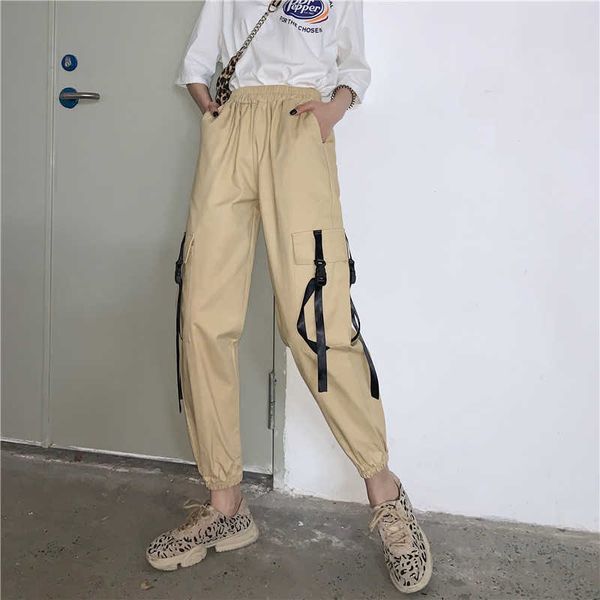 women's autumn spring sweatpants loose cargo pants harajuku bf high waist harlan winter fur ribbon 210531, Black;white
women's autumn spring sweatpants loose cargo pants harajuku bf high waist harlan winter fur ribbon 210531, Black;white