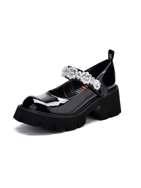 sandals small leather shoes female british style 2021 spring japanese black ice flower crystal platform mary jane
sandals small leather shoes female british style 2021 spring japanese black ice flower crystal platform mary jane