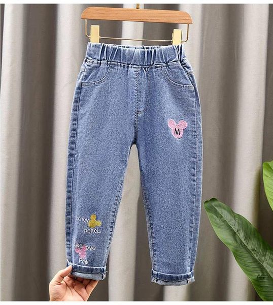 jeans baby girl embroidered girl's spring autumn trousers for children casual style clothes 2-7y, Blue
jeans baby girl embroidered girl's spring autumn trousers for children casual style clothes 2-7y, Blue