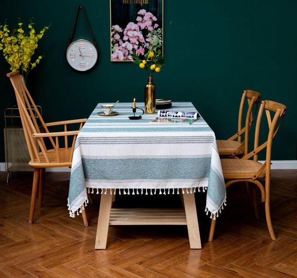 home striped linen cotton tassel tablecloth protection table dinner party embroidered blue banquet cover decorations cloth
home striped linen cotton tassel tablecloth protection table dinner party embroidered blue banquet cover decorations cloth