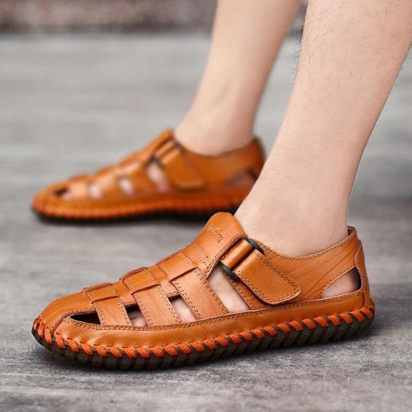 sandals men 2021 summer casual shoes outdoor beach korean trend men's genuine leather plus size 39-48, Black
sandals men 2021 summer casual shoes outdoor beach korean trend men's genuine leather plus size 39-48, Black