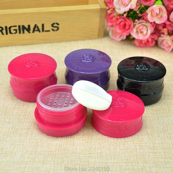 storage bottles & jars 10g 10ml cosmetic powder case, pink color purple black color, with grid and puff, empty eye box, 50pcs/lot
storage bottles & jars 10g 10ml cosmetic powder case, pink color purple black color, with grid and puff, empty eye box, 50pcs/lot