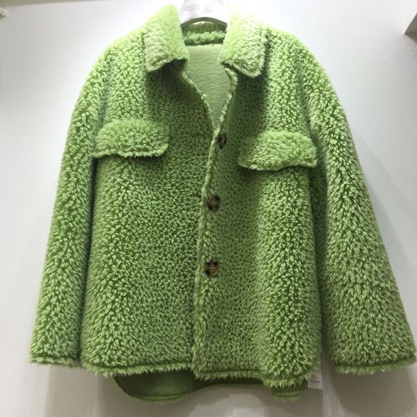 women's fur & faux imitated lamb wool coat female korean version loose sheep curly short small winter jacket thick, Black
women's fur & faux imitated lamb wool coat female korean version loose sheep curly short small winter jacket thick, Black
