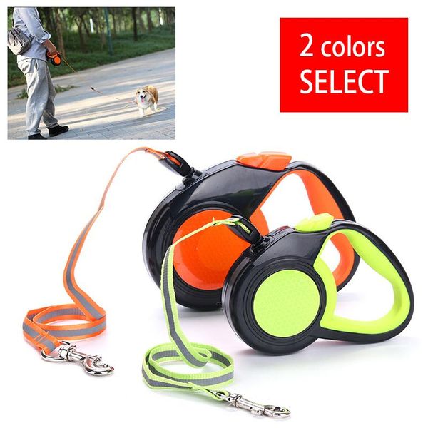 dog collars & leashes 3/5/8m retractable leash reflective nylon pet leads extending walking traction rope outdoor running safety
dog collars & leashes 3/5/8m retractable leash reflective nylon pet leads extending walking traction rope outdoor running safety