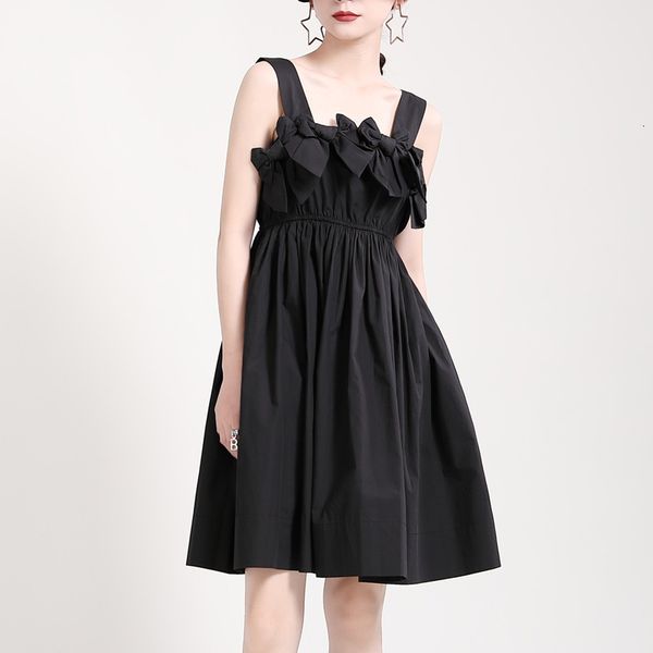 casual dresses 2021 new summer bow high waist women suspender sleeveless square neck split joint a line black girls midi de3g, Black;gray
casual dresses 2021 new summer bow high waist women suspender sleeveless square neck split joint a line black girls midi de3g, Black;gray