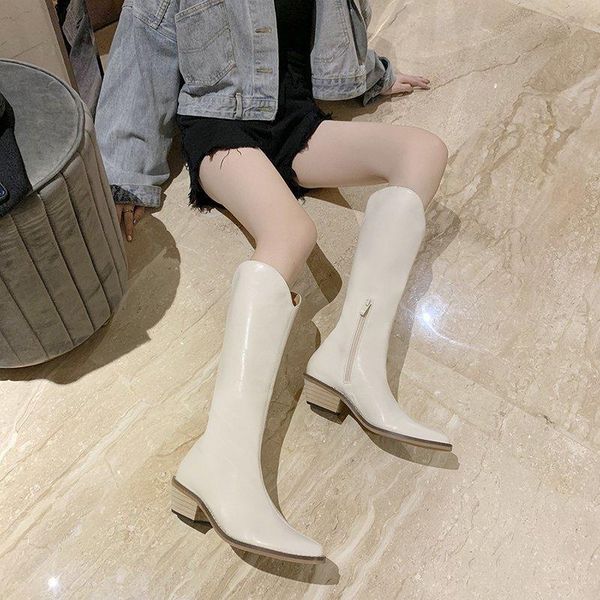 boots version versatile women heel long fashion single autumn winter 2021 korean boot high knee length, Black
boots version versatile women heel long fashion single autumn winter 2021 korean boot high knee length, Black
