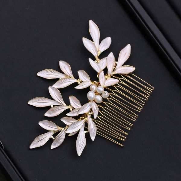 hair clips & barrettes  beads leaf romantic flower wedding comb for bridal crown engagement jewelry ml, Golden;silver
hair clips & barrettes  beads leaf romantic flower wedding comb for bridal crown engagement jewelry ml, Golden;silver