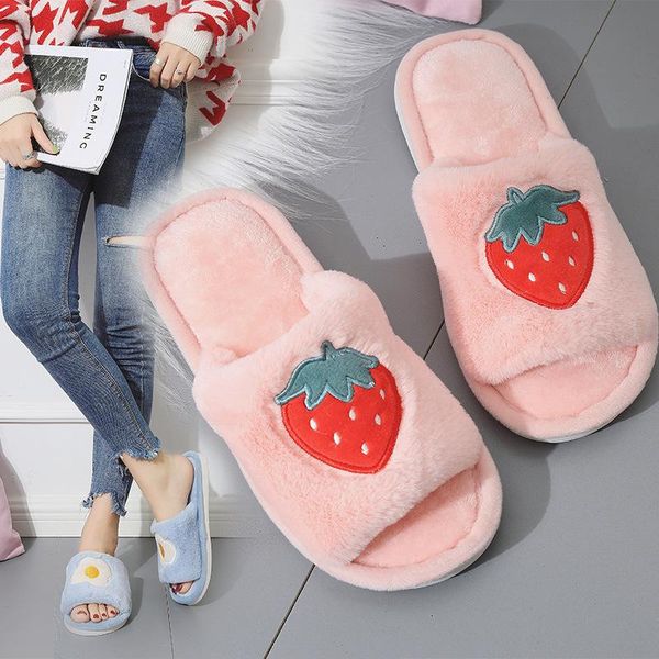 lovely cartoons fruit fuzzy women winter warm slippers memory foam cozy non-slip lining hairy floor indoor plush leak toe, Black
lovely cartoons fruit fuzzy women winter warm slippers memory foam cozy non-slip lining hairy floor indoor plush leak toe, Black