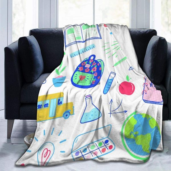 Ultra-Soft Micro Fleece Blanket,Welcome Back to School Vector Design Template with School Supplies,Home Decor Warm Throw Blanket
Ultra-Soft Micro Fleece Blanket,Welcome Back to School Vector Design Template with School Supplies,Home Decor Warm Throw Blanket