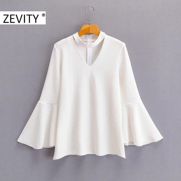 women vintage v neck flare sleeve solid blouse ladies back zipper casual shirts chic chest hollow out chemise ls7121 women's blouses &, White
women vintage v neck flare sleeve solid blouse ladies back zipper casual shirts chic chest hollow out chemise ls7121 women's blouses &, White