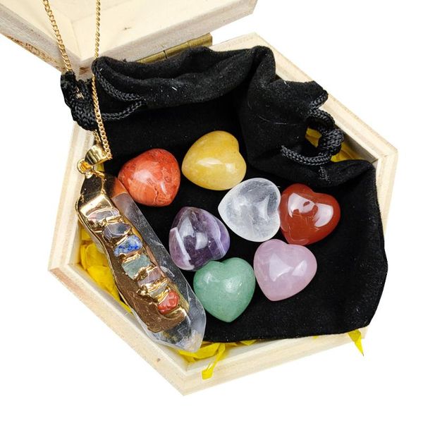decorative objects & figurines natural crystal stone agate amethyst hearts seven chakras energy healing irregular pendant necklace wooden bo
decorative objects & figurines natural crystal stone agate amethyst hearts seven chakras energy healing irregular pendant necklace wooden bo