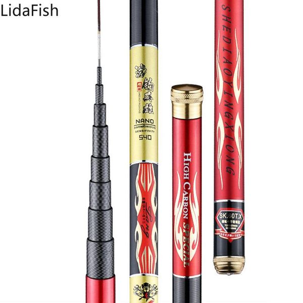 3.6-7.2m fishing rod carbon fiber ultra light stream hard travel pole vara de pesca boat rods
3.6-7.2m fishing rod carbon fiber ultra light stream hard travel pole vara de pesca boat rods