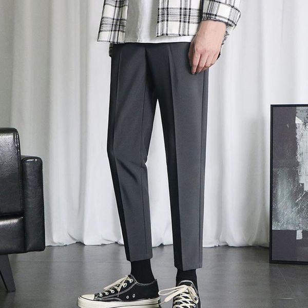 men's pants mens korean casual slim fit elastic waist jogger business trousers male thin men straight black broek
men's pants mens korean casual slim fit elastic waist jogger business trousers male thin men straight black broek