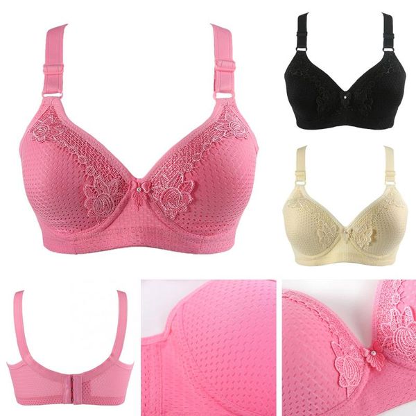 bras push up bra women solid color full cup fashion wire underwear one-piece everyday lace ladies bralette plus size, Red;black
bras push up bra women solid color full cup fashion wire underwear one-piece everyday lace ladies bralette plus size, Red;black
