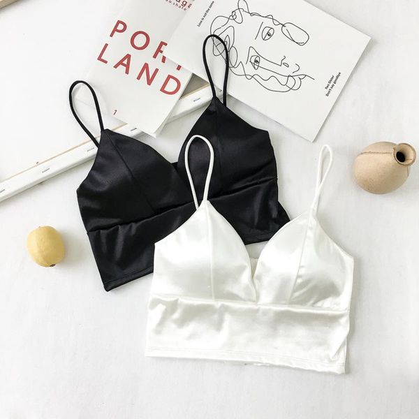 women's tanks & camis schlafen büstenhalter push-up bhs dessous wireless frauen strap silk glatte plunge bralette, White
women's tanks & camis schlafen büstenhalter push-up bhs dessous wireless frauen strap silk glatte plunge bralette, White