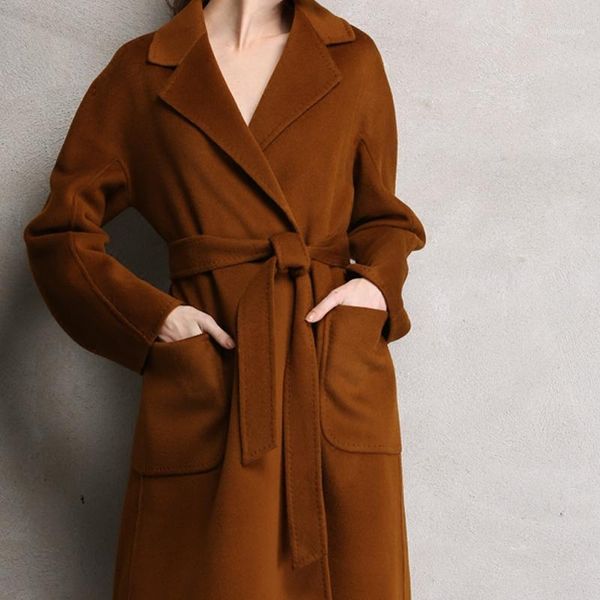 women's wool & blends kmetram 100% double side coat female jacket autumn winter women clothes 2021 korean woolen coats abrigo mujer my3, Black
women's wool & blends kmetram 100% double side coat female jacket autumn winter women clothes 2021 korean woolen coats abrigo mujer my3, Black