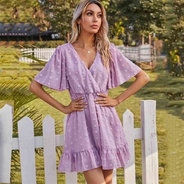 vintage polka dot pink summer dress for women casual boho beach style mini dress short flare sleeve v neck sundress 210415, Black;gray
vintage polka dot pink summer dress for women casual boho beach style mini dress short flare sleeve v neck sundress 210415, Black;gray