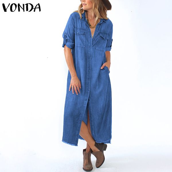 casual dresses dresses solid dress casial denim shirt sundress long party kaftan vonda holiday vestidos femininas plus s7sm, Black;gray
casual dresses dresses solid dress casial denim shirt sundress long party kaftan vonda holiday vestidos femininas plus s7sm, Black;gray