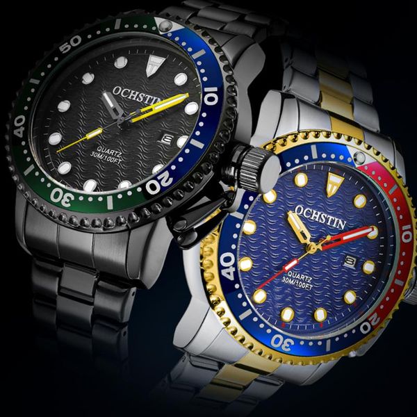 wristwatches quartz watch for men luminous date dial clock casual fashion business stainless steel ochstin watches mens 202, Slivery;brown
wristwatches quartz watch for men luminous date dial clock casual fashion business stainless steel ochstin watches mens 202, Slivery;brown