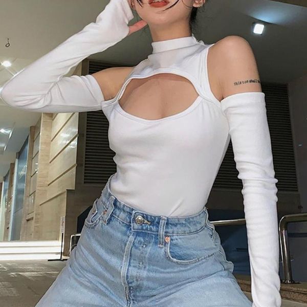 women's jumpsuits & rompers fashion romper long sleeve bodysuit solid cut-out hollow off-shoulder elastic high collar jumpsuit clot, Black;white
women's jumpsuits & rompers fashion romper long sleeve bodysuit solid cut-out hollow off-shoulder elastic high collar jumpsuit clot, Black;white