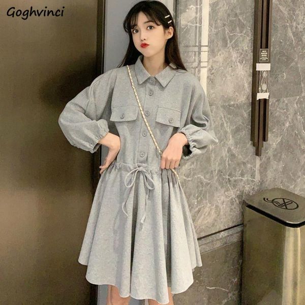 casual dresses long sleeve dress women puff solid button a-line autumn fashion elegant pocket streetwear loose retro ulzzang ins, Black;gray
casual dresses long sleeve dress women puff solid button a-line autumn fashion elegant pocket streetwear loose retro ulzzang ins, Black;gray