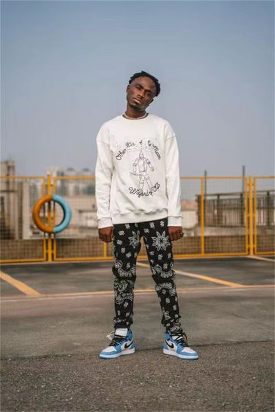 casual men jeans bandanna printing hole ripped denim high street slim-cut long trousers sport streetwear elastic straight pencil pants, Blue
casual men jeans bandanna printing hole ripped denim high street slim-cut long trousers sport streetwear elastic straight pencil pants, Blue