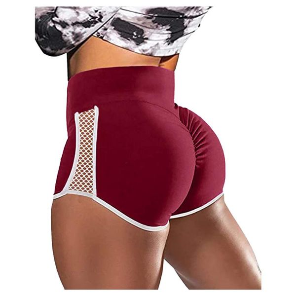 women's shorts high waist short pants women 2021 summer solid mesh patchwork sports fashion casual beach female clothing, White;black
women's shorts high waist short pants women 2021 summer solid mesh patchwork sports fashion casual beach female clothing, White;black