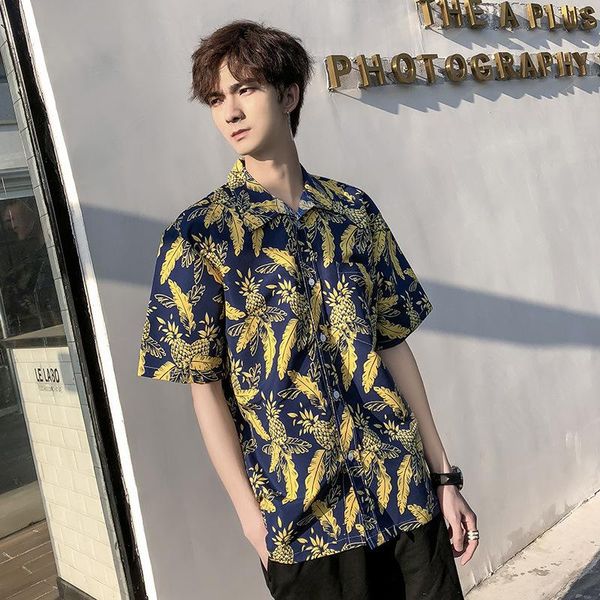 men's casual shirts men clothing 2021 short-sleeved shirt male student half-sleeved loose beach flower hawaiian seaside vacation top, White;black
men's casual shirts men clothing 2021 short-sleeved shirt male student half-sleeved loose beach flower hawaiian seaside vacation top, White;black