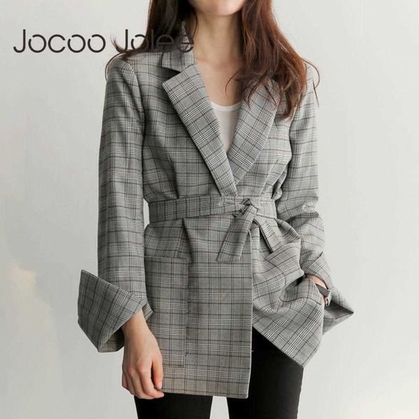 jocoo jolee women spring autumn gray plaid office lady blazer fashion bow sashes split sleeve jackets elegant work blazers 210619, White;black
jocoo jolee women spring autumn gray plaid office lady blazer fashion bow sashes split sleeve jackets elegant work blazers 210619, White;black
