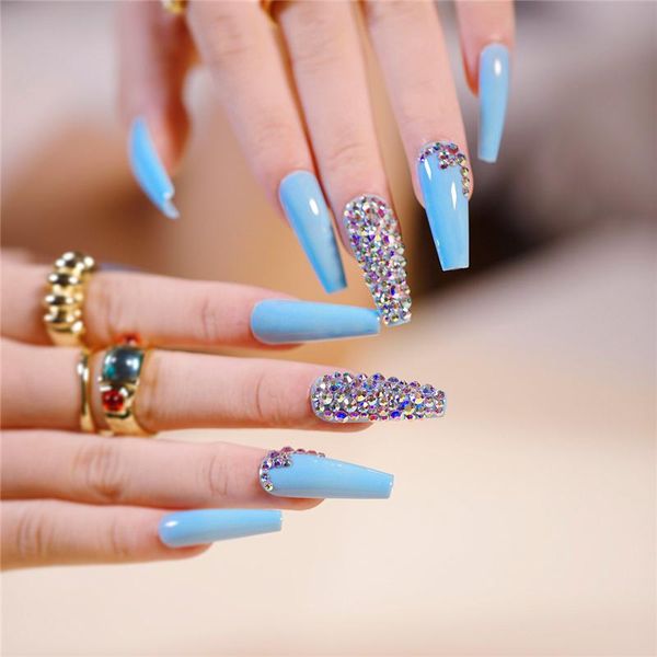 false nails hand made diamond designs press on long fingernails blue fakenails jp1139, Red;gold
false nails hand made diamond designs press on long fingernails blue fakenails jp1139, Red;gold