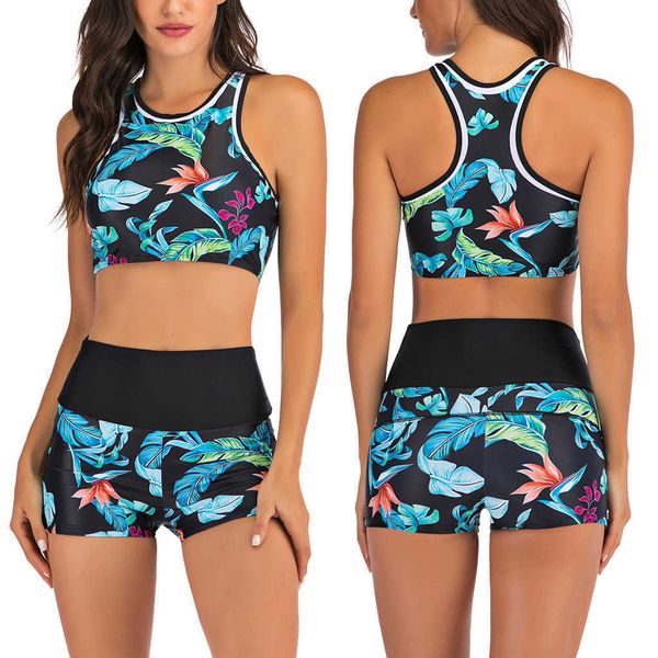 swimwear summer women leaf print tube up two pieces bikini sets sports ladies bra shorts fashion swimsuit beach, White;black
swimwear summer women leaf print tube up two pieces bikini sets sports ladies bra shorts fashion swimsuit beach, White;black