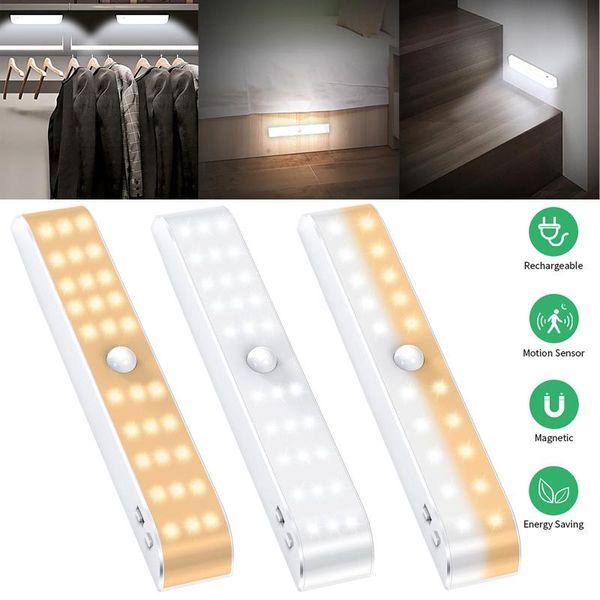 night lights led under cabinet pir motion sensor lamp rechargeable light for wardrobe closet kitchen bedroom lighting #2g
night lights led under cabinet pir motion sensor lamp rechargeable light for wardrobe closet kitchen bedroom lighting #2g