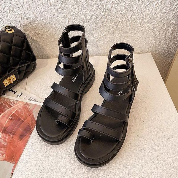 high sandals ssummer thick-heeled roman shoes mid-heel women's ladies casual size 35-39, Black
high sandals ssummer thick-heeled roman shoes mid-heel women's ladies casual size 35-39, Black