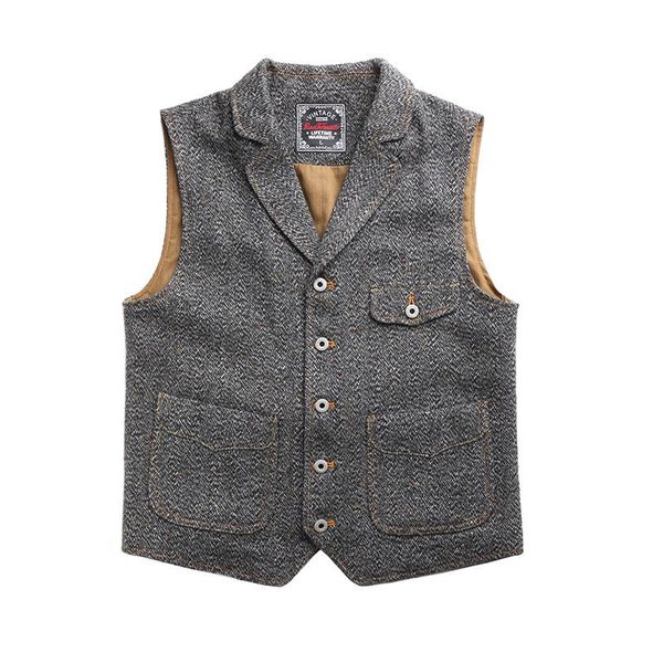 vintage 65% wool 560 gsm mens casual tweed vest mj-0008 asian size read description before order men's vests, Black;white
vintage 65% wool 560 gsm mens casual tweed vest mj-0008 asian size read description before order men's vests, Black;white