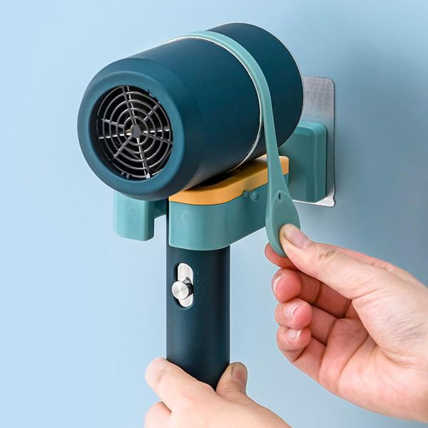 hooks & rails wall-mounted hair dryer holder self-adhesive bathroom storage shelf organizer non-perforated utility bracket accesories
hooks & rails wall-mounted hair dryer holder self-adhesive bathroom storage shelf organizer non-perforated utility bracket accesories