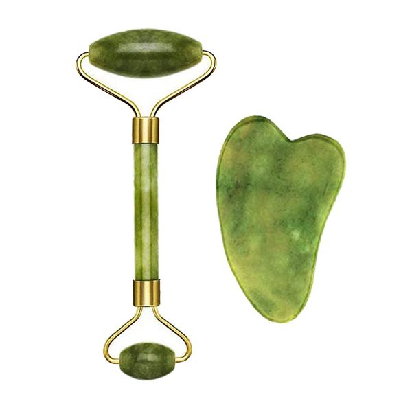 epack jade roller gua sha scrapping tool set aging facial massager authentic jade stone roller for face natural f
epack jade roller gua sha scrapping tool set aging facial massager authentic jade stone roller for face natural f