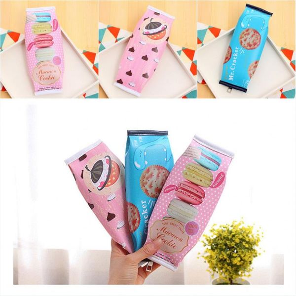 leather pink macaron pencil case for girls blue chocolate cracker pen bag boys office school storage kid gift bags
leather pink macaron pencil case for girls blue chocolate cracker pen bag boys office school storage kid gift bags