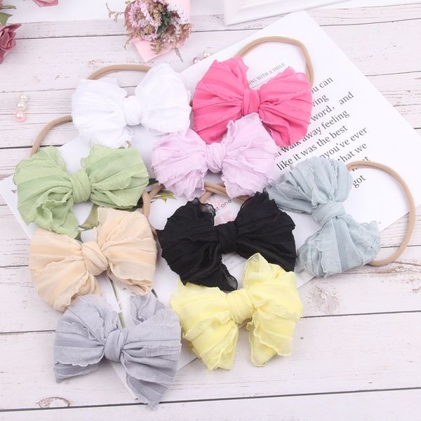 fashion lace bow baby girl headband soft elastic nylon newborn hair bands child infant hairwraps diy accessories birthday gift 2457 q2, Slivery;white
fashion lace bow baby girl headband soft elastic nylon newborn hair bands child infant hairwraps diy accessories birthday gift 2457 q2, Slivery;white