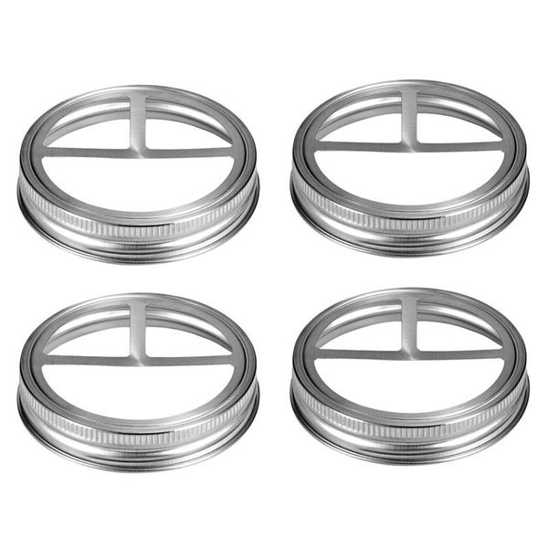 toothbrush holders 4 pcs mason jar holder lid - rust-proof stainless steel farmhouse bathroom counterdecor for wide mouth ball mas
toothbrush holders 4 pcs mason jar holder lid - rust-proof stainless steel farmhouse bathroom counterdecor for wide mouth ball mas