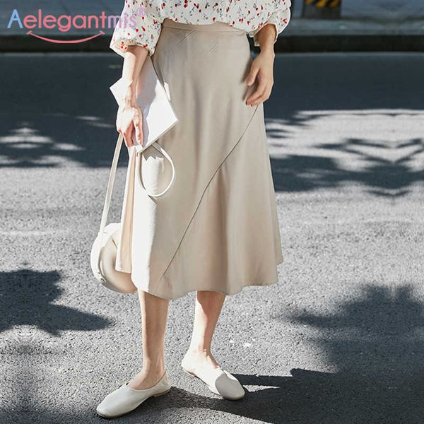 aelegantmis korean a line skirt women casual loose high waist female vintage solid irregular black mid calf chic 210607
aelegantmis korean a line skirt women casual loose high waist female vintage solid irregular black mid calf chic 210607