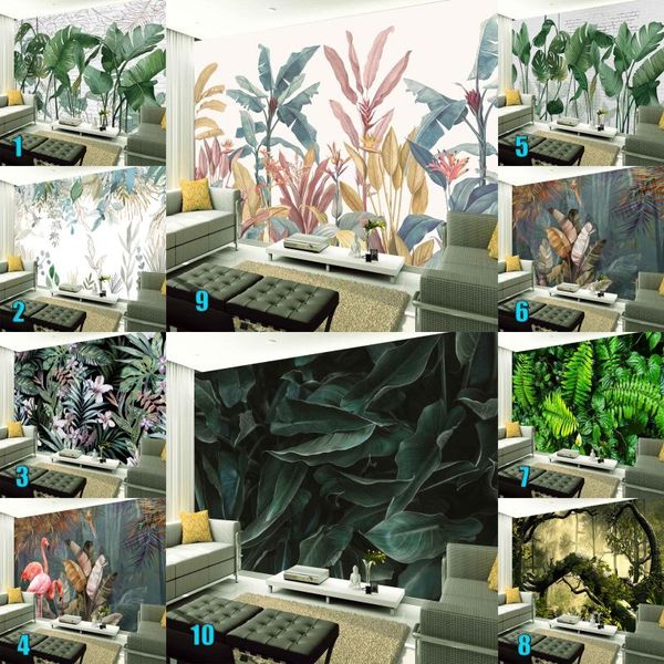 wallpapers home decor custom mural wallpaper 3d modern tropical rainforest leaf wall cloth living room tv sofa background
wallpapers home decor custom mural wallpaper 3d modern tropical rainforest leaf wall cloth living room tv sofa background