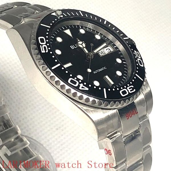 wristwatches bliger men's sports and leisure waterproof 904l stainless steel strap bracelet watch mh36 mechanical clock black dial, Slivery;brown
wristwatches bliger men's sports and leisure waterproof 904l stainless steel strap bracelet watch mh36 mechanical clock black dial, Slivery;brown