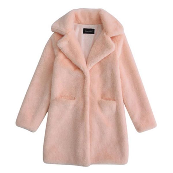women's fur & faux autumn winter coats imitation mink velvet female overcoats plus size lady clothes long outerwear solid, Black
women's fur & faux autumn winter coats imitation mink velvet female overcoats plus size lady clothes long outerwear solid, Black