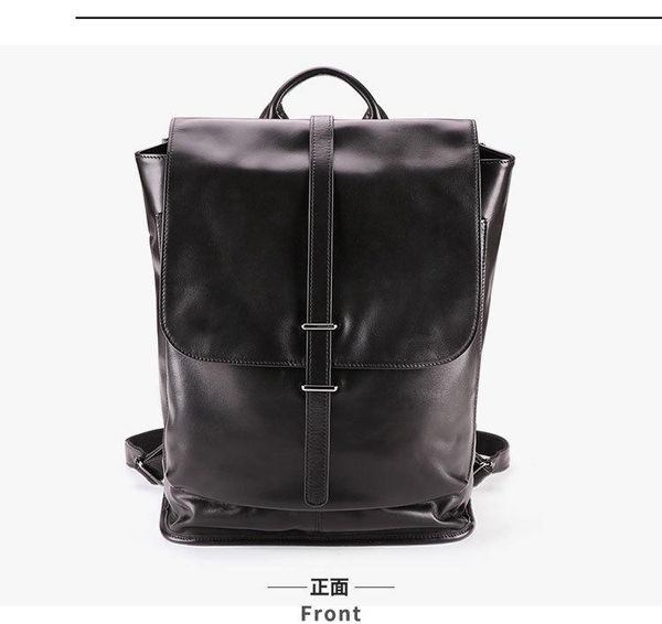 backpack men's bag outdoor leisure black oil wax leather fashion computer menleather
backpack men's bag outdoor leisure black oil wax leather fashion computer menleather