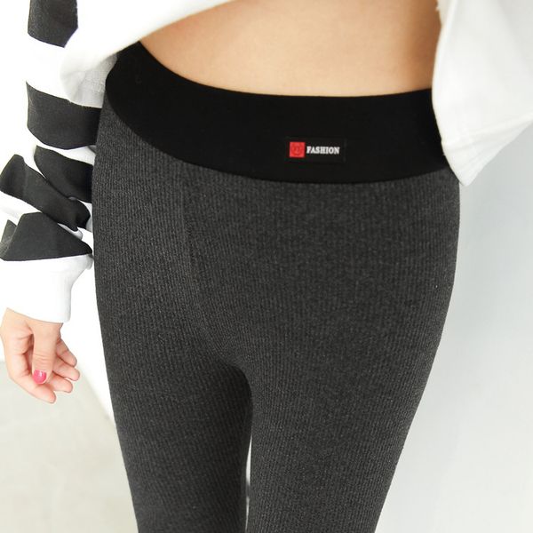 pure cotton leggings for women to wear new autumn high waist vertical bar thread elastic thin nine point pants and small leg pants, Black
pure cotton leggings for women to wear new autumn high waist vertical bar thread elastic thin nine point pants and small leg pants, Black