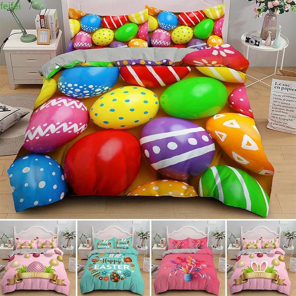 bedding sets happy easter egg duvet cover cartoon set 2/3 pieces soft microfiber christmas gift cute comforter covers with pillowcase
bedding sets happy easter egg duvet cover cartoon set 2/3 pieces soft microfiber christmas gift cute comforter covers with pillowcase